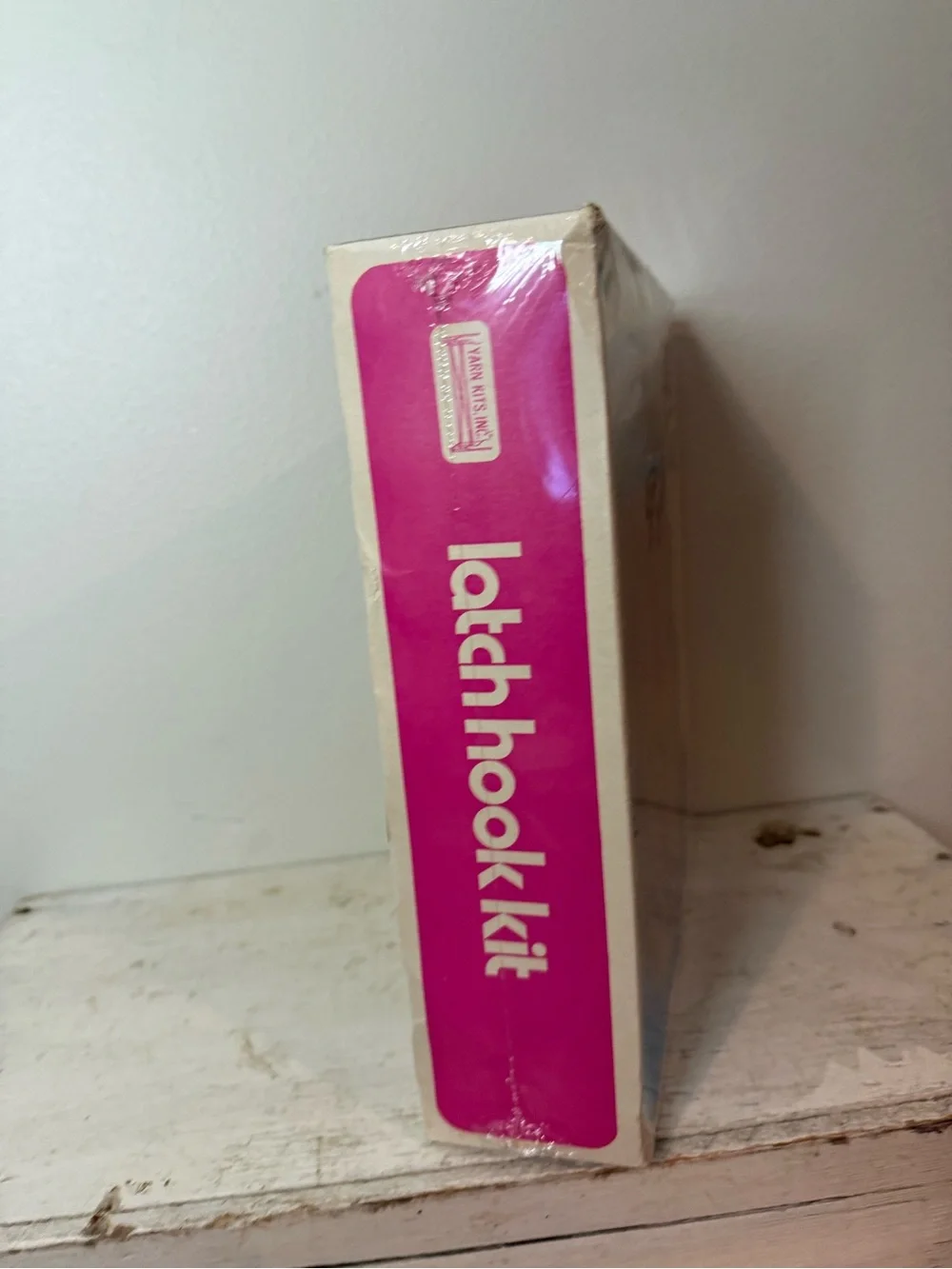 NOS Vintage 70s National Yarn Crafts Latch Hook Rug Kit 9540 Cattails- Sealed